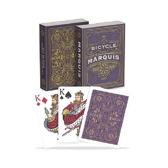 Baraja Marquis Bicycle Purpura Naipe Poker Juego Mesa Cartas