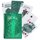 Baraja Jacquard Bicycle Naipes Poker Verde Air Cushion