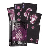 Cartas Bicycle Stargazer Falling Star Morado Baraja Poker