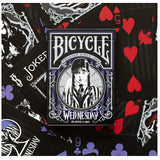 Baraja Wednesday Merlina Mazo Poker Bicycle Naipes Cartas Negro Wednesday Merlina Inglés