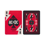 Baraja De Cartas Acdc Naipes Poker Bicycle Rojo Negro Juego