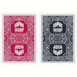 Juego Cartas Copag Wsop Par Rojo Negro Naipes Poker Plastico Negro/rojo