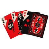 Baraja De Cartas Acdc Naipes Poker Bicycle Rojo Negro Juego