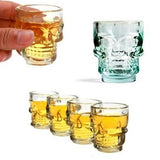 Copa Calavera Shot Vidrio Craneo Whisky Tequila X1 Unidad