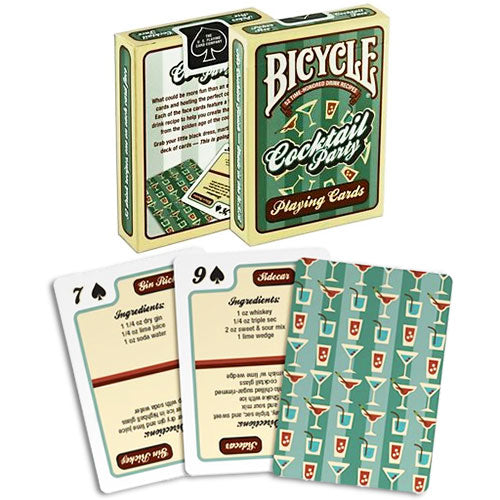 Cartas Bycicle Cocktail Party Baraja Coctel Bebidas Original
