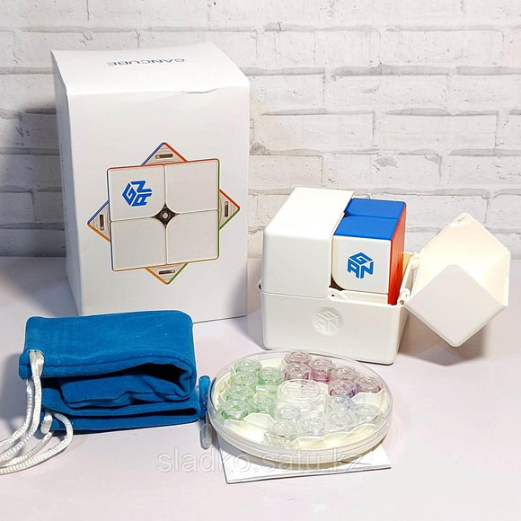 Gan 251 M Leap Cubo 2x2 SpeedCube Alineacion Magnetica
