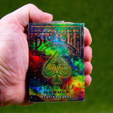 Baraja Cartas Stargazer Nebula Colores Verde Bicycle Poker