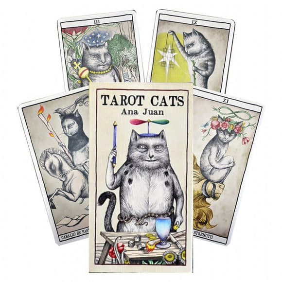Cartas Baraja Tarot Cats Ana Juan Fournier Gatos Pintura