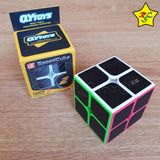 Cubo 2x2 Qidi S Carbono Qiyi Cobra Velocidad Stickerless