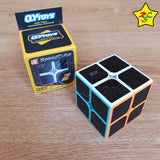 Cubo 2x2 Qidi S Carbono Qiyi Cobra Velocidad Stickerless