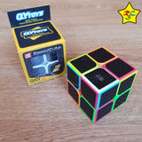 Cubo 2x2 Qidi S Carbono Qiyi Cobra Velocidad Stickerless