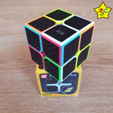 Cubo 2x2 Qidi S Carbono Qiyi Cobra Velocidad Stickerless