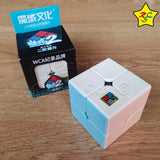 Pack Cubos Macaron Moyu 2x2 A 5x5 Color Pastel Jelly