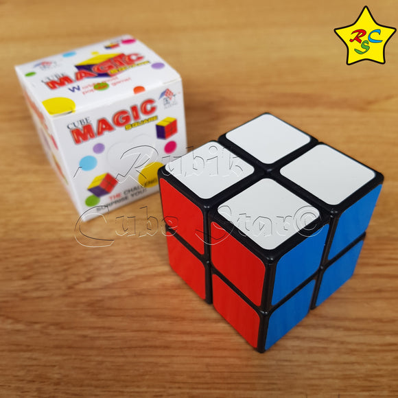Cubo 2x2 Magic Cube Buen Giro Speed Cube - Negro