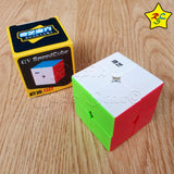 Cubo Qidi S 2x2 Qiyi - Stickerless - Negro