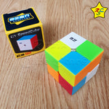 Cubo Qidi S 2x2 Qiyi - Stickerless - Negro