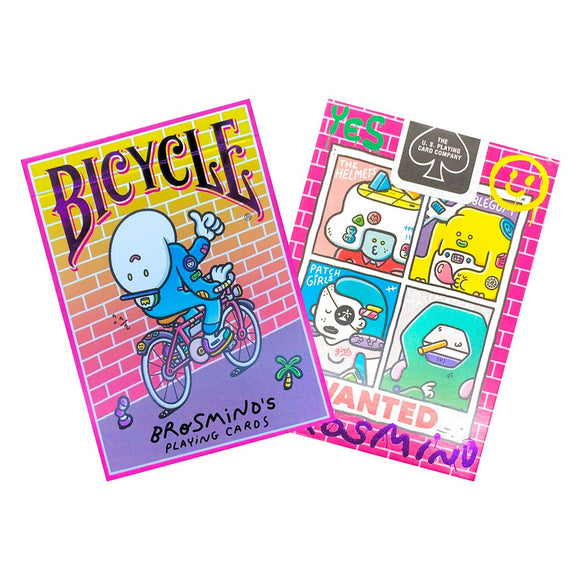 Cartas Bicycle Brosmind Arte Humor Fantasía Baraja Original