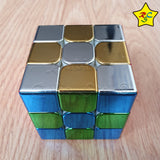 Cyclone Boys Metallic Cubo 3x3 Magnético Metalizado