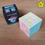 Pack Cubos Macaron Moyu 2x2 A 5x5 Color Pastel Jelly