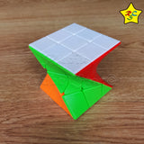 Cubo 3x3 Torcido Twist Espiral Magic Cube Reto Mental