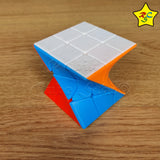 Cubo 3x3 Torcido Twist Espiral Magic Cube Reto Mental