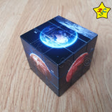 Cubo 3x3 Sistema Solar Galaxia Planetas Impreso Zcube