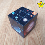 Cubo 3x3 Sistema Solar Galaxia Planetas Impreso Zcube