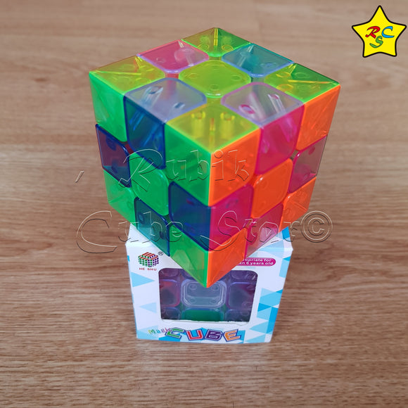Cubo Transparente 3x3 Heshu SpeedCube