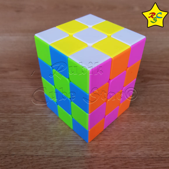 Cubo De 3x3x4 Cuboide 4x3x3 Candy Color