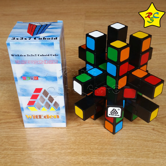 Cubo 3x3x7 Funcional WitEden Formas Cuboide 7x3x3 - Negro
