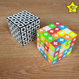 Alumbra Oscuridad Cubo 4x4 Doble Solucion Stickerless