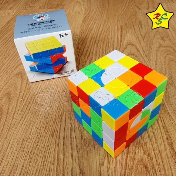 4x4 Crazy Cubo Circulo Central Dificultad Shengshou