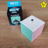 Pack Cubos Macaron Moyu 2x2 A 5x5 Color Pastel Jelly