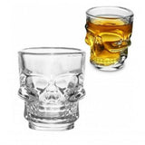 Copa Calavera Shot Vidrio Craneo Whisky Tequila X1 Unidad
