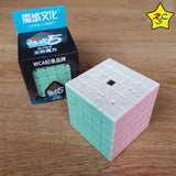 Pack Cubos Macaron Moyu 2x2 A 5x5 Color Pastel Jelly