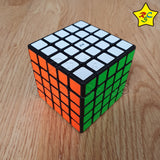 Cubo Qizheng S 5x5 Qiyi Mofangge SpeedCube - Stickerless - Negro