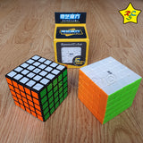 Cubo Qizheng S 5x5 Qiyi Mofangge SpeedCube - Stickerless - Negro