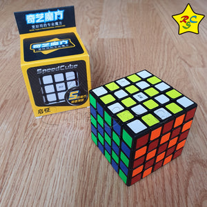 Cubo Qizheng S 5x5 Qiyi Mofangge SpeedCube - Stickerless - Negro