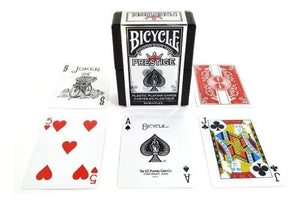 Cartas Bicycle Prestige Rojo Azul Plastic Dura Flex Baraja