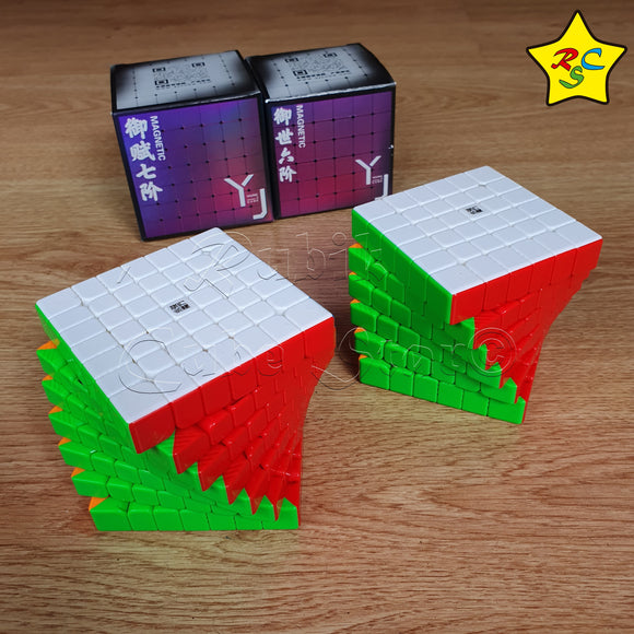 Pack Cubos 6x6 Y 7x7 Magneticos Moyu Yj Profesional