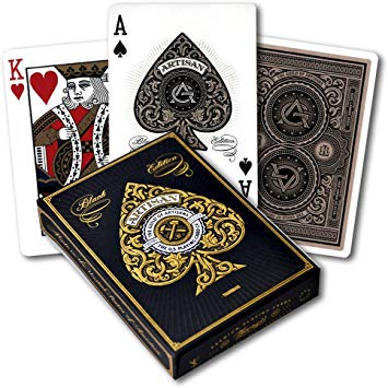 Cartas Artisan Gold Theory11 Blanco Baraja Premium Dorada