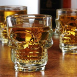 Copa Calavera Shot Vidrio Craneo Whisky Tequila X1 Unidad