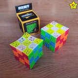 Cubo ADN 3x3 DNA Qiyi Textura Unica SpeedCube Stickerless