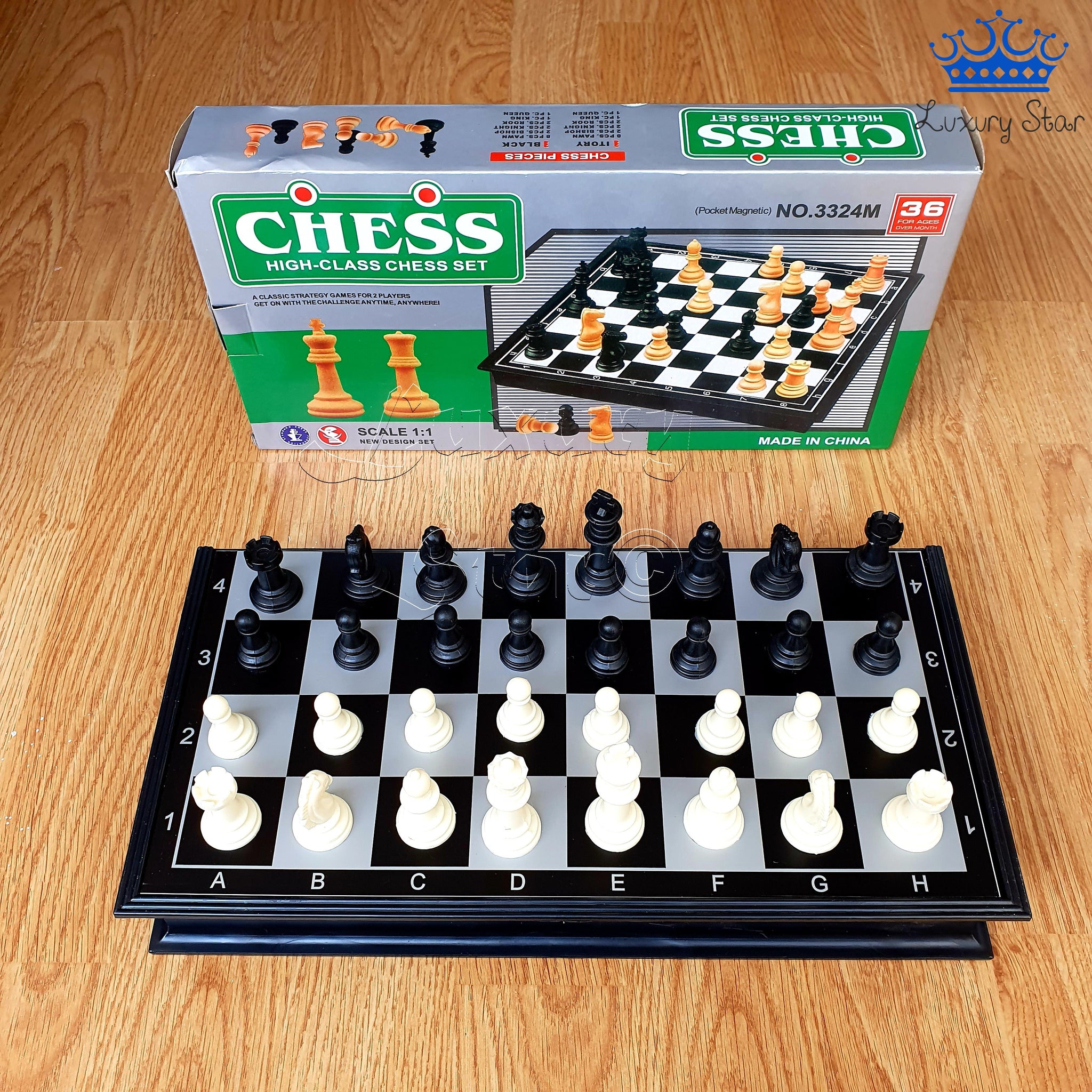 Juego De Ajedrez Magnético Portátil Con 3 Modos De Juego – Tablero Con Imanes Fuertes Para 2-4 Jugadores – Estrategia Y Pensamiento Lógico