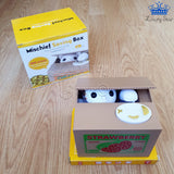 Alcancia Gato Mecanico Cat Money Ahorro Recogedor Propinas