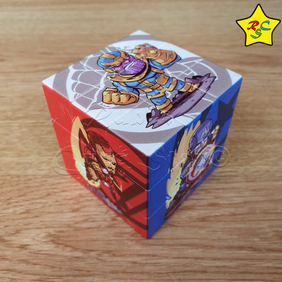Cubo The Avengers Los Vengadores Marvel 3x3 Stickerless