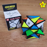 Cubo Axis Cube 3x3 Puzzle Qiyi Clasico Original Negro