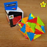 Cubo Axis 4x4 Fanxin Stickerless Cube Alta Dificultad