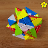 Cubo Axis 4x4 Fanxin Stickerless Cube Alta Dificultad