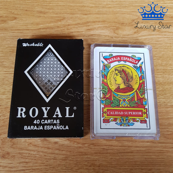 Baraja Española Juego Mesa Cartas Royal Alta Calidad